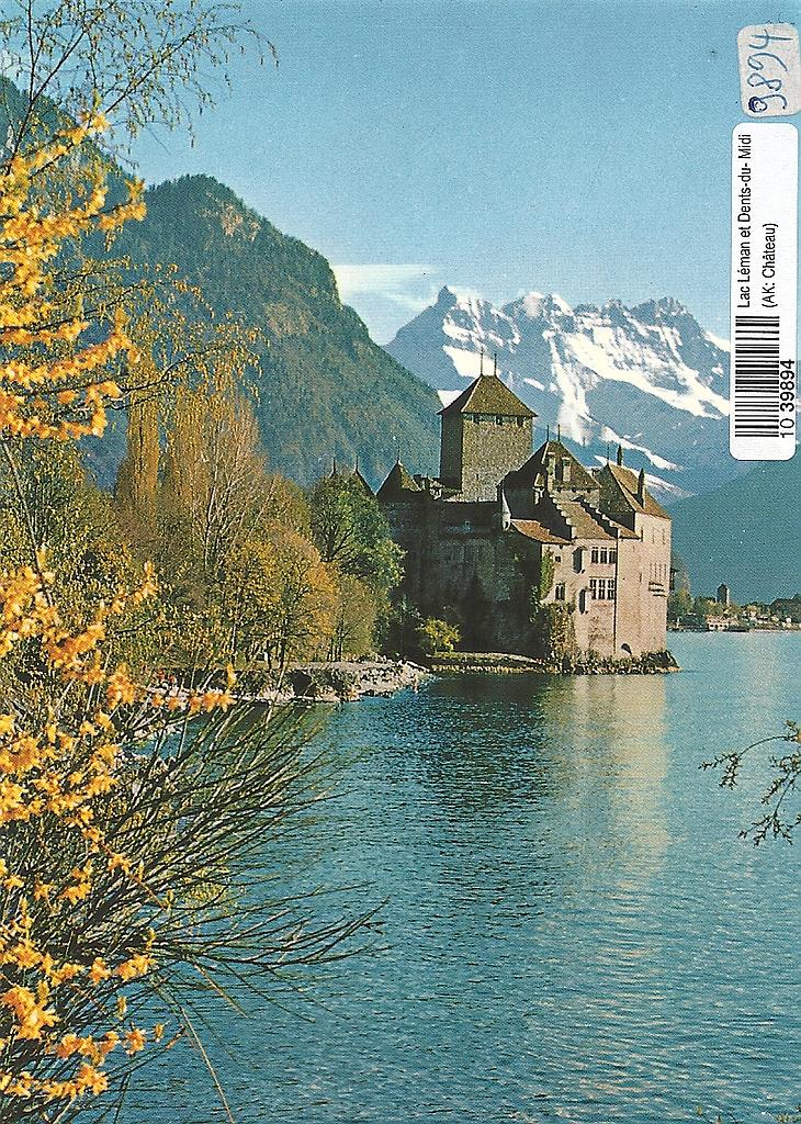 Postcards 09894 Château de Chillon