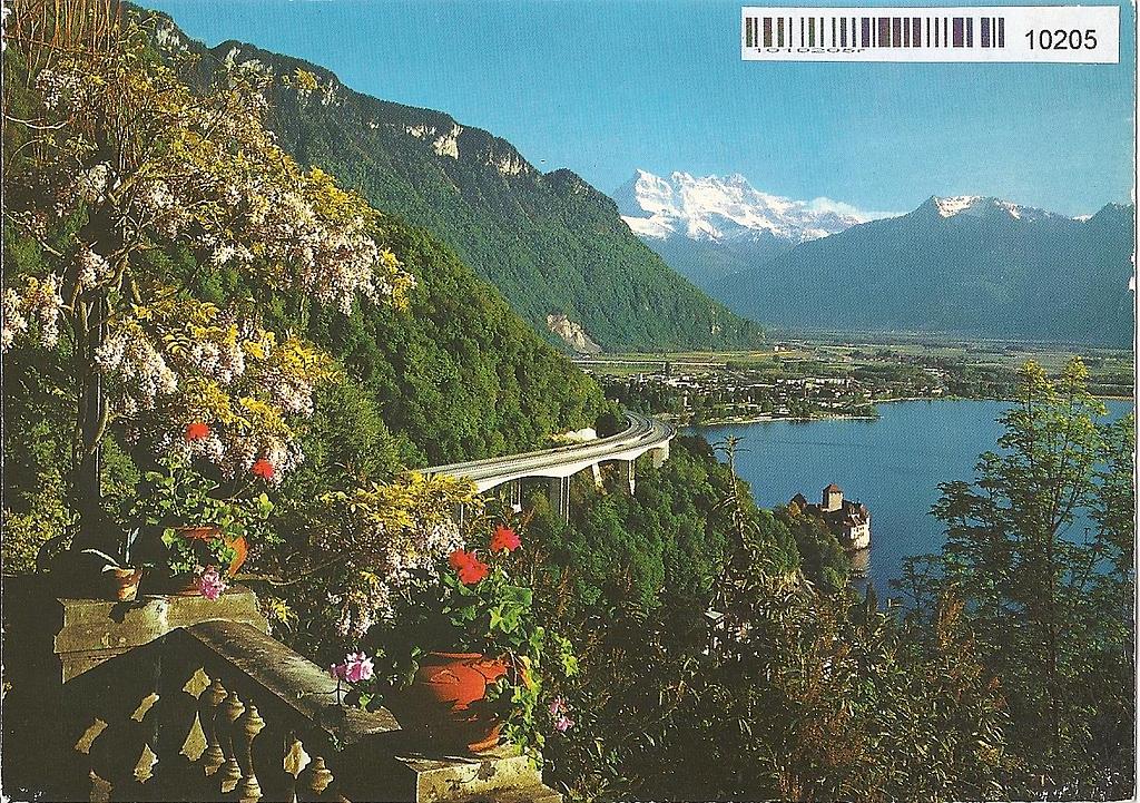 Postcards 10205 Château de Chillon