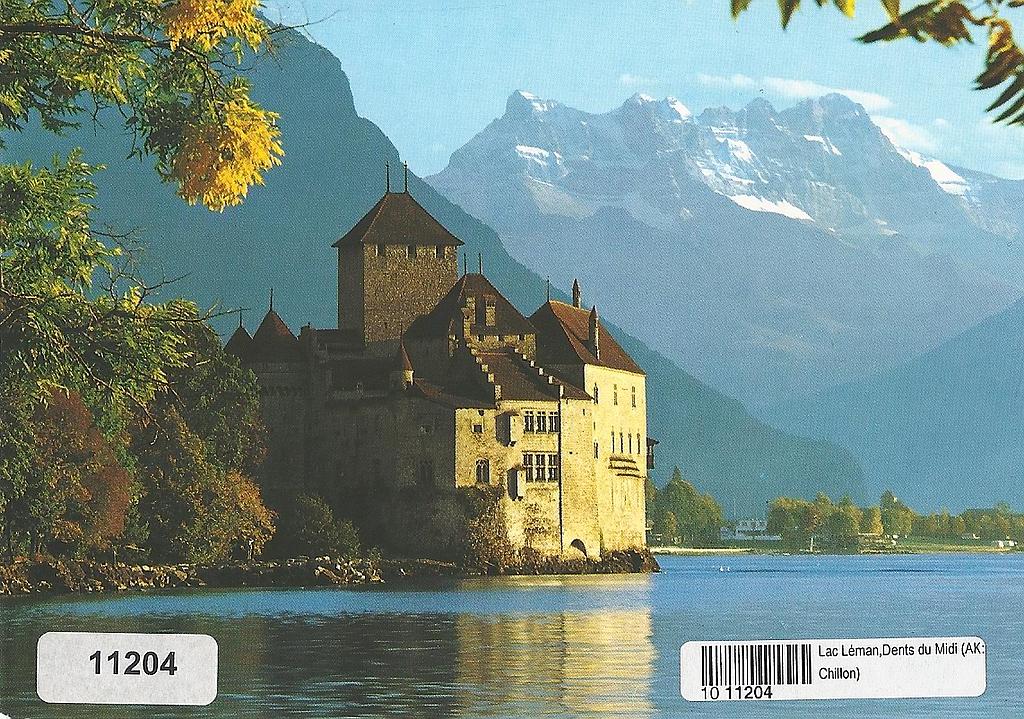 Postcards 11204 Château de Chillon