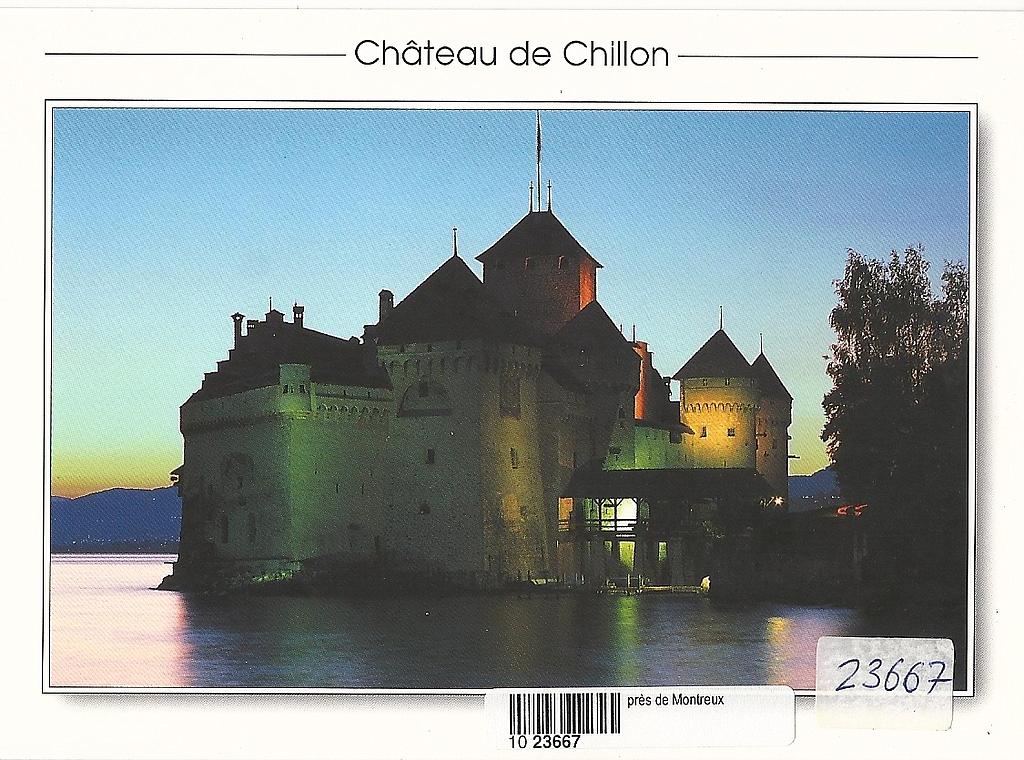 Postcards 23667 Château de Chillon