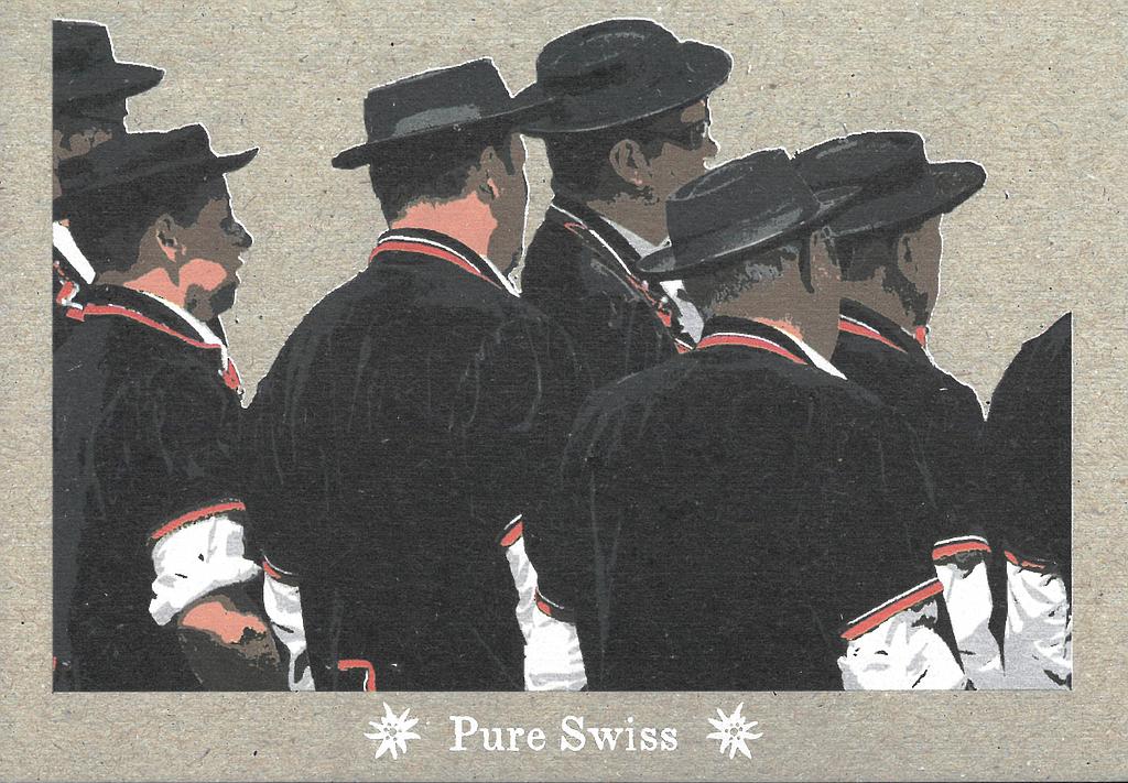 Postcards 51125 Pure Swiss costume typique