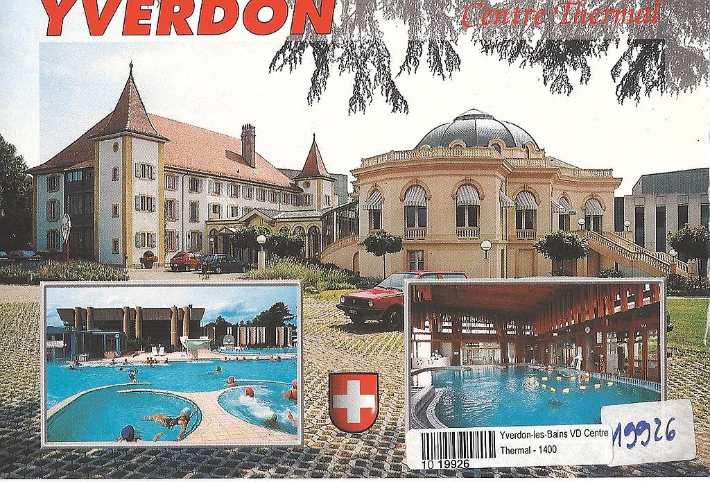Postcards 19926 Yverdon-les-Bains (VD) Thermal Zentrum