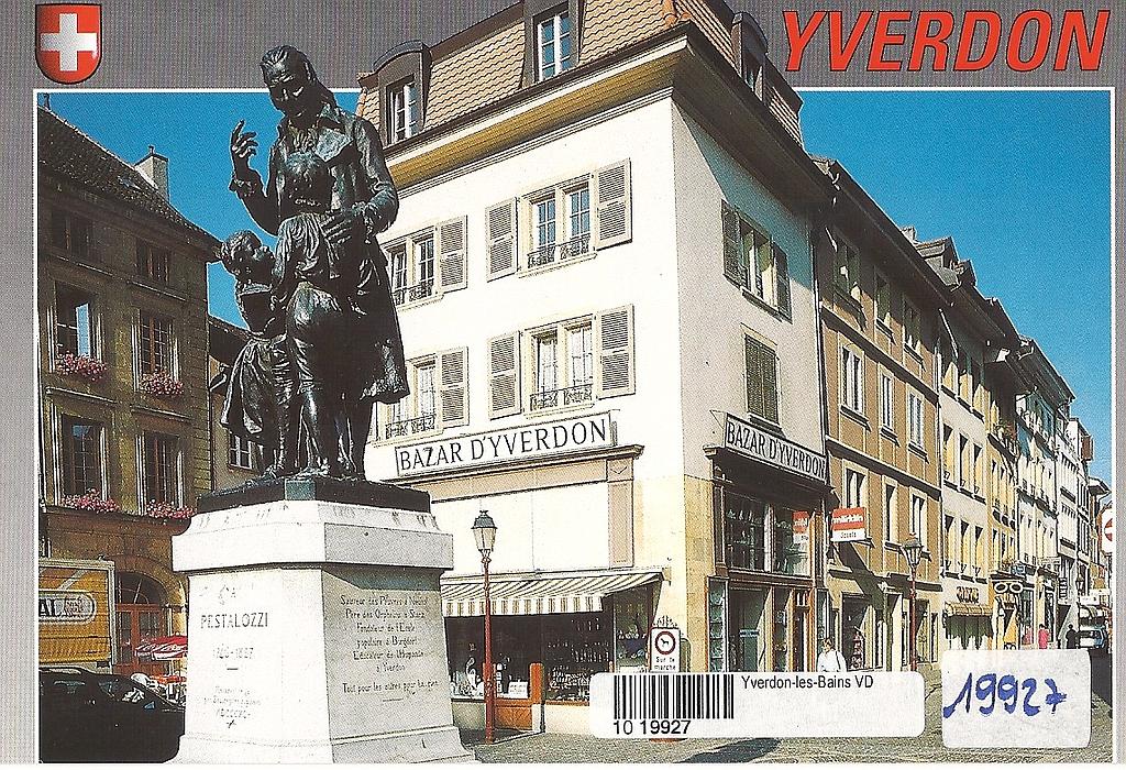 Postcards 19927 Yverdon-les-Bains (VD)