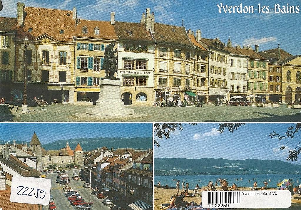 Postcards 22259 Yverdon-les-Bains (VD)