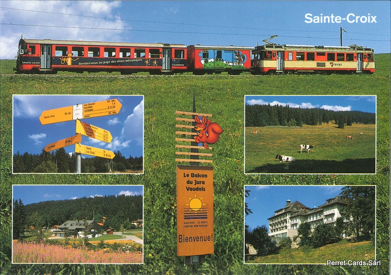 Postcards 23124 Sainte-Croix  (VD) Balcon du Jura