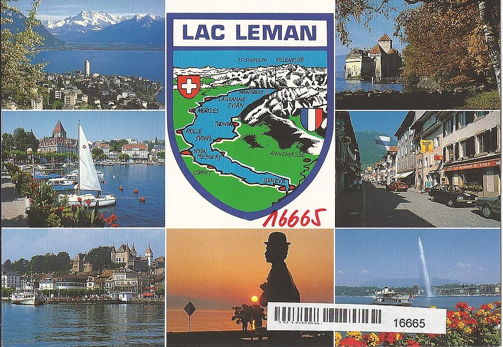 Postcards 16665 Lac Léman