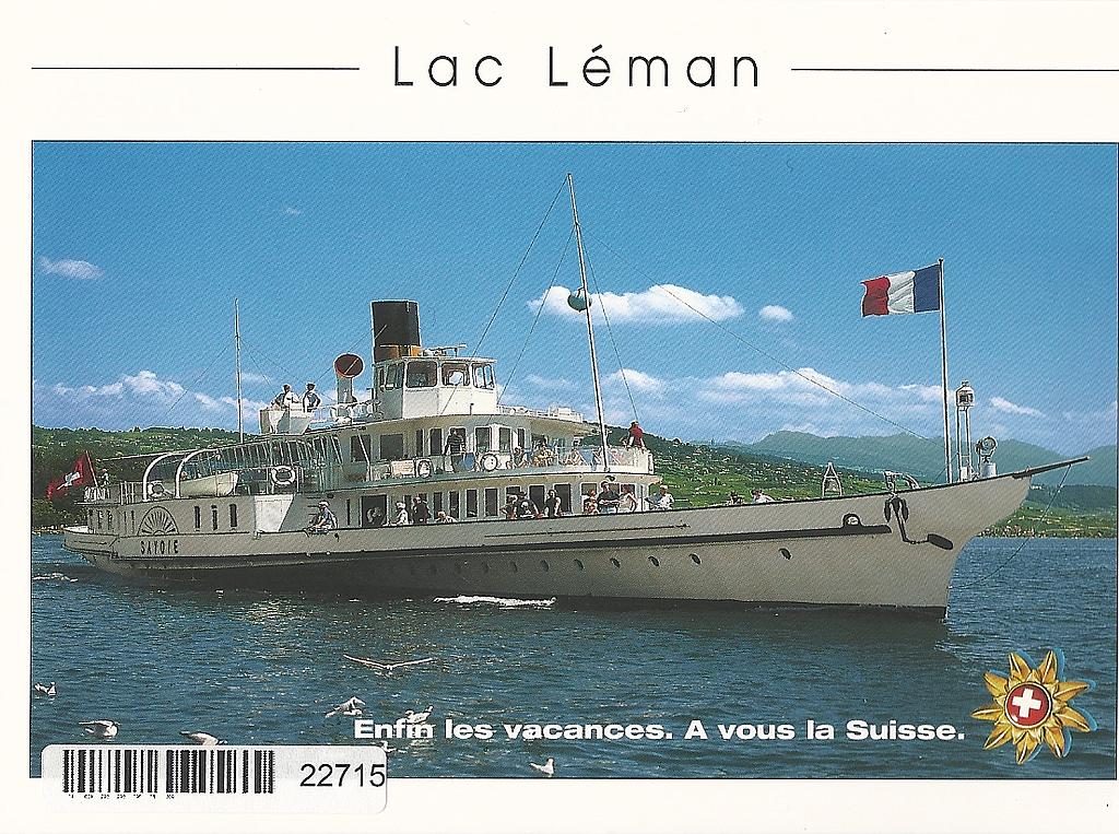 Postcards 22715 Lac Léman