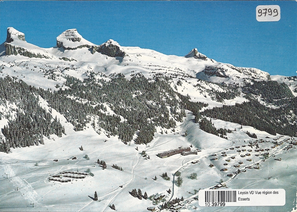 Postcards 09799 w Leysin