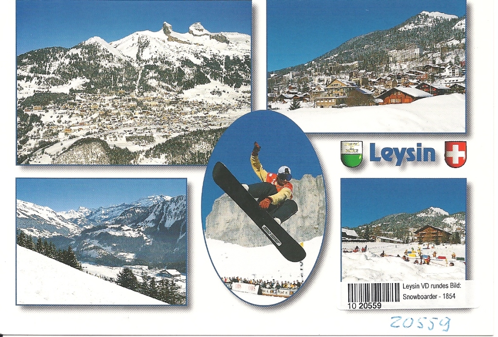 Postcards 20559 w Leysin