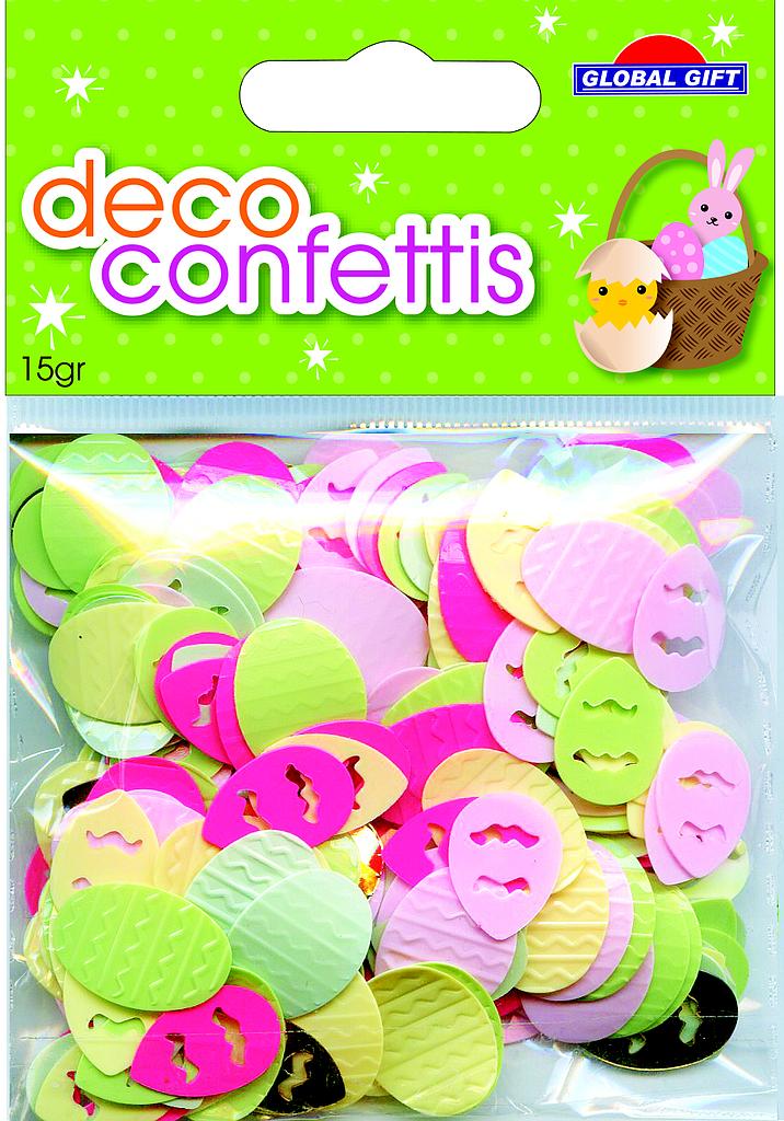 Sachet de confettis "Oeufs de Pâques"