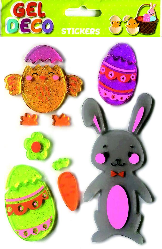 Stickers Gel Deco Pâques