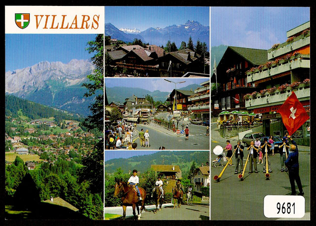 Postcards 09681 Villars VD
