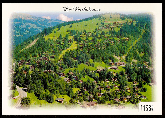 Postcards 11584 La Barboleuse (région Villars)