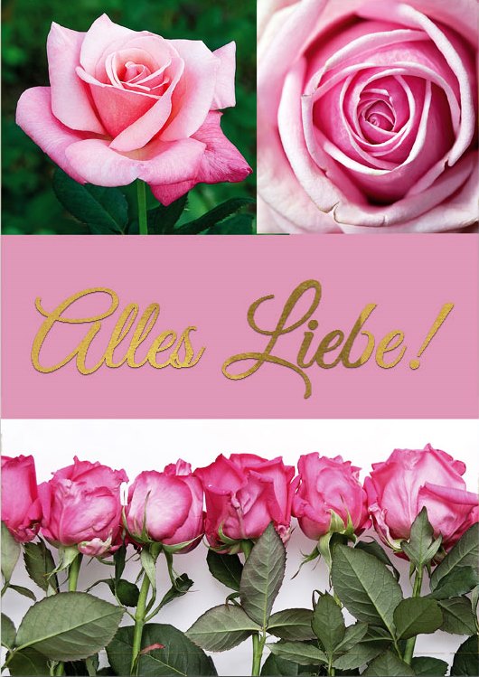 Karte Alles Liebe