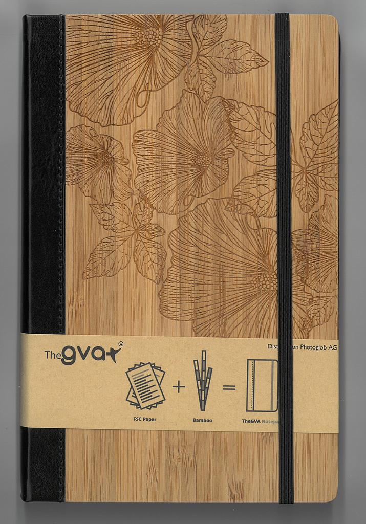 Cahier en bambou Fleur de gentiane