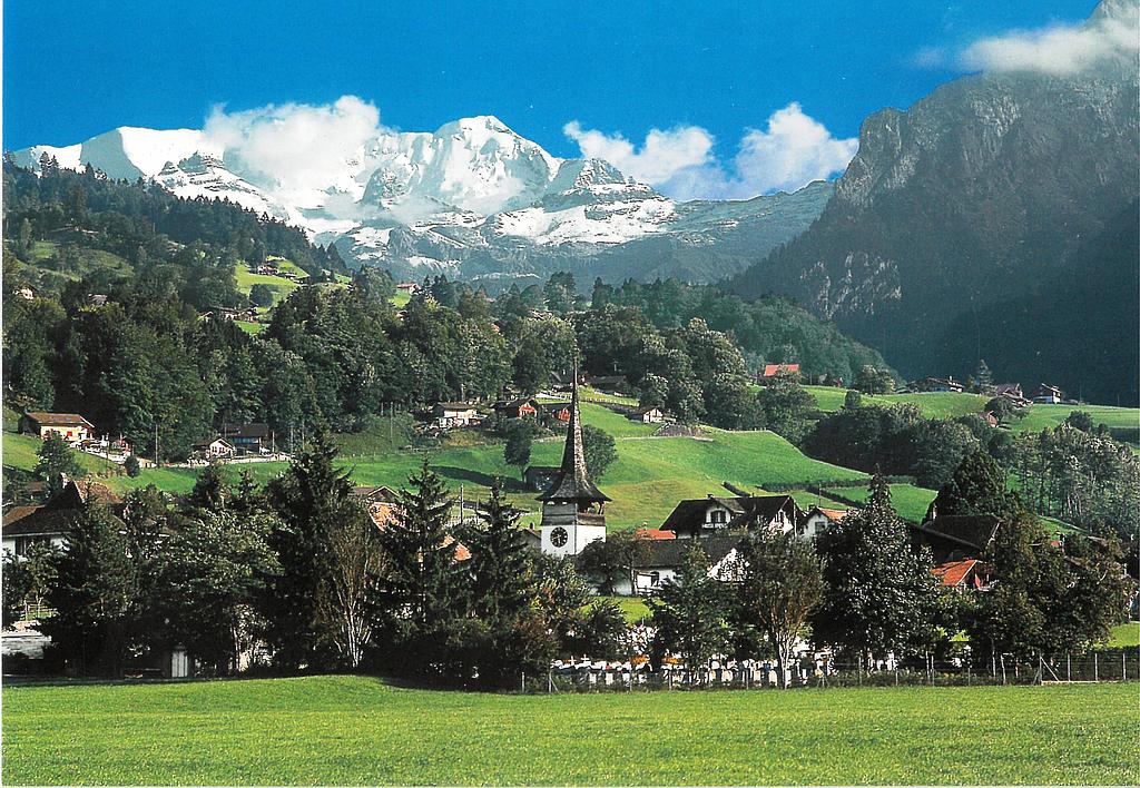 Postcards 23305 Reichenbach im Kandertal mit Blüemlisalp