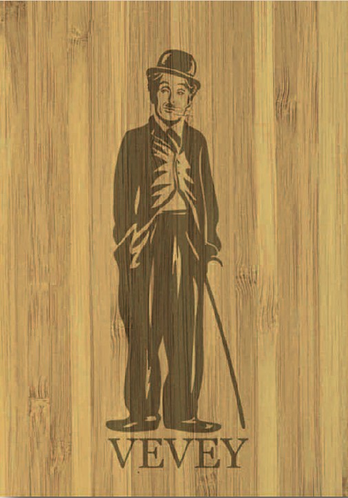 Postcards Bamboo Vevey Charlie Chaplin 27825