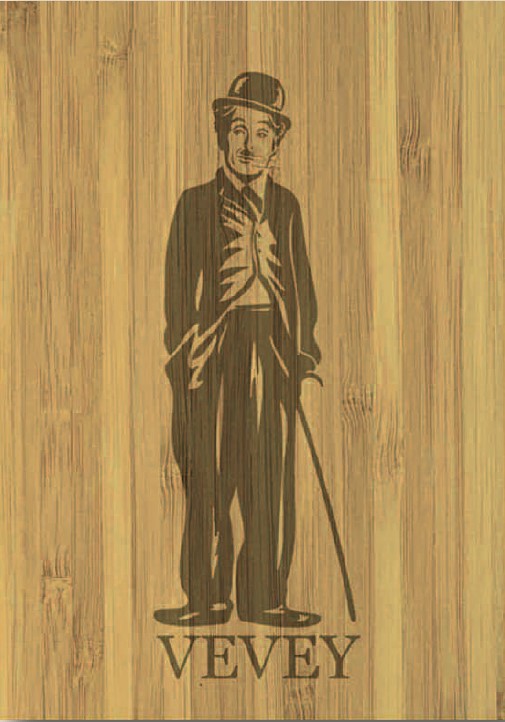 Postcards Bamboo Vevey Charlie Chaplin