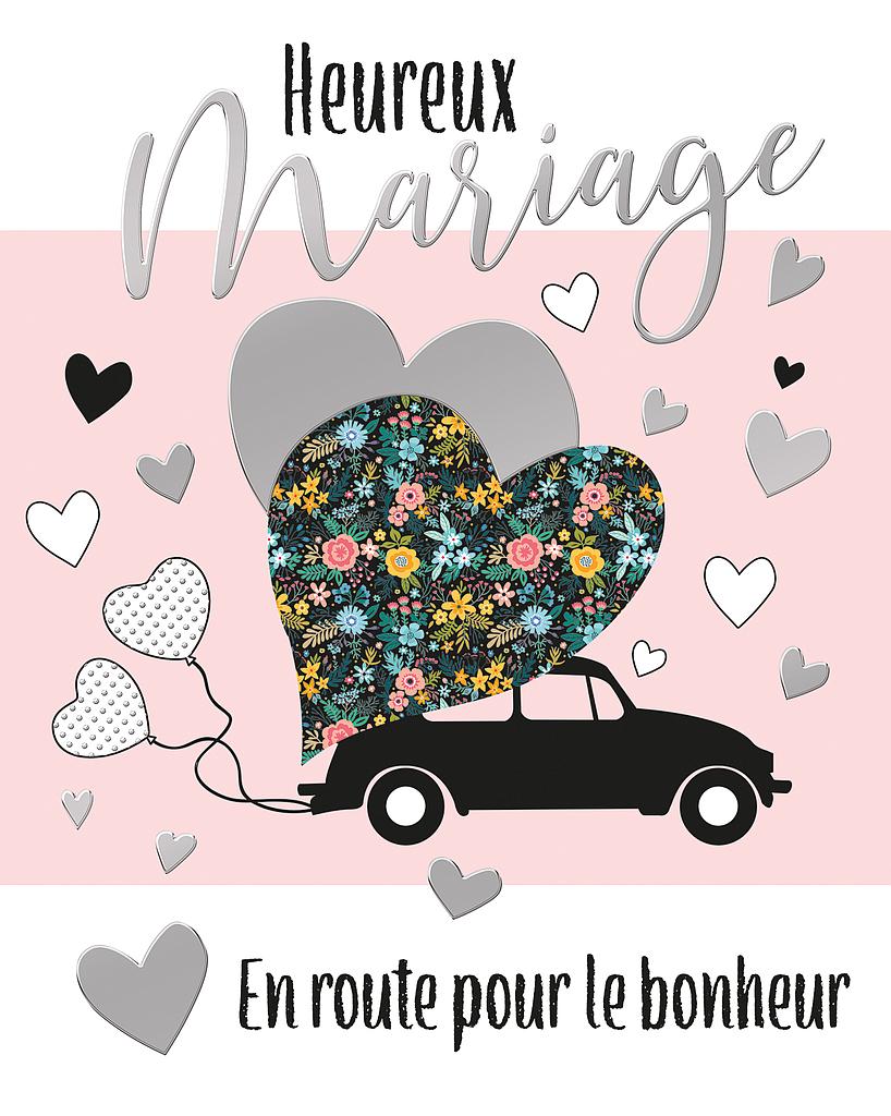 Carte ~A5 Mariage