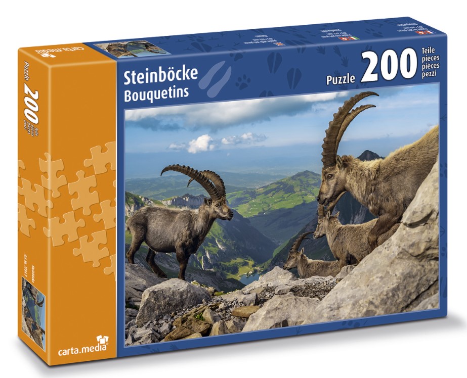 Puzzle 200 Teile Steinböcke