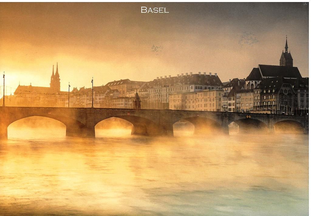 Postcards 29540 Basel, Mittlere Brücke