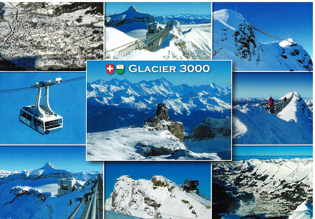 Postcards 29560w Glacier 3000