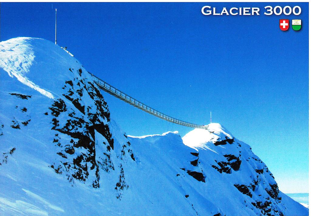 Postcards 29563w Glacier 3000, Peak walk