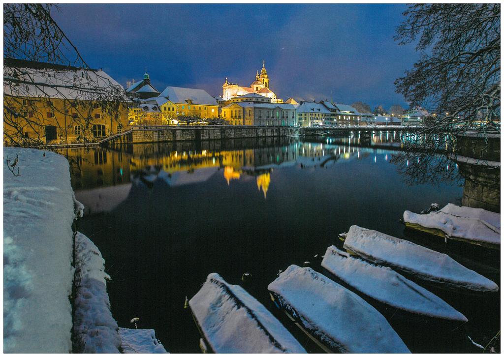 Postcards 27959 Solothurn by night