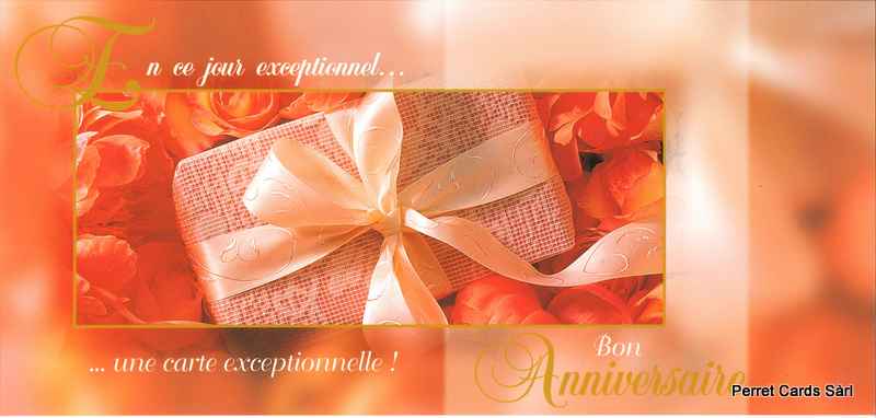 Postcards Pano 45445 Bon Anniversaire*