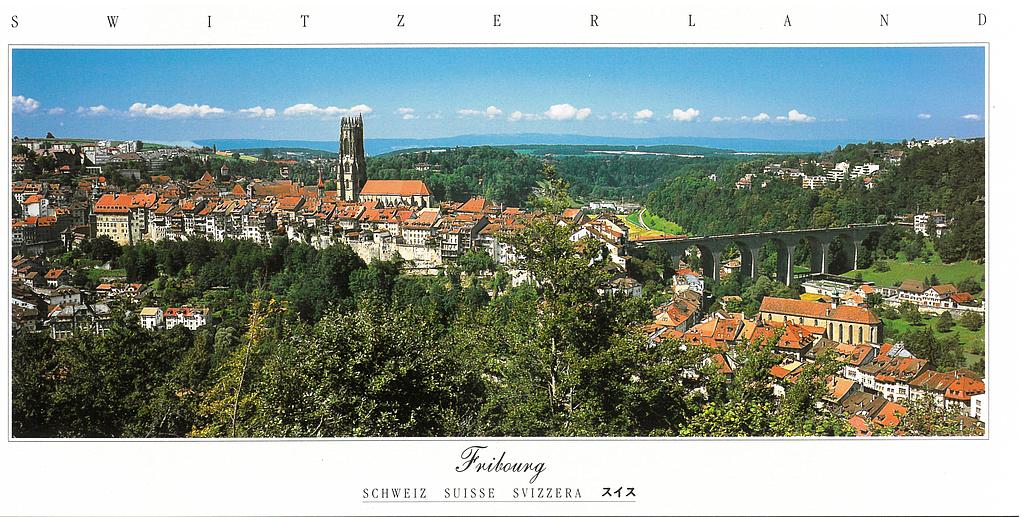 Postcards Pano 45323 Fribourg