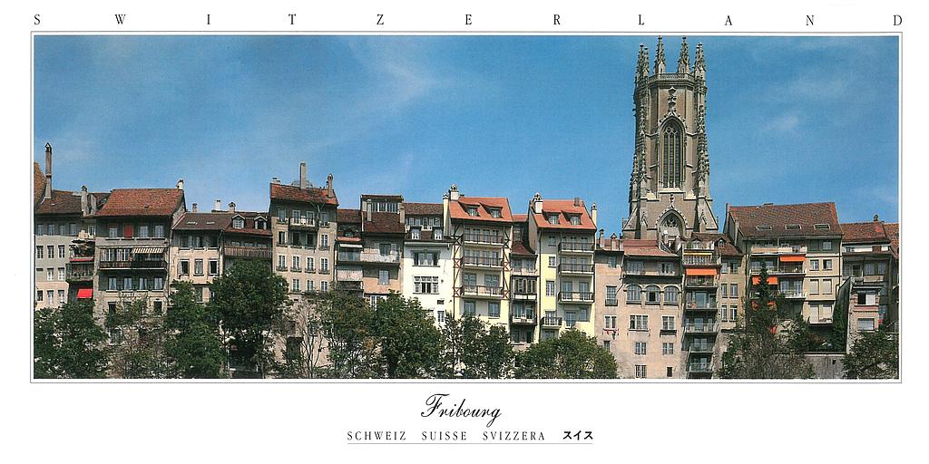 Postcards Pano 45017 Fribourg