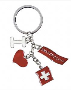 Porte-clés "I love Switzerland"