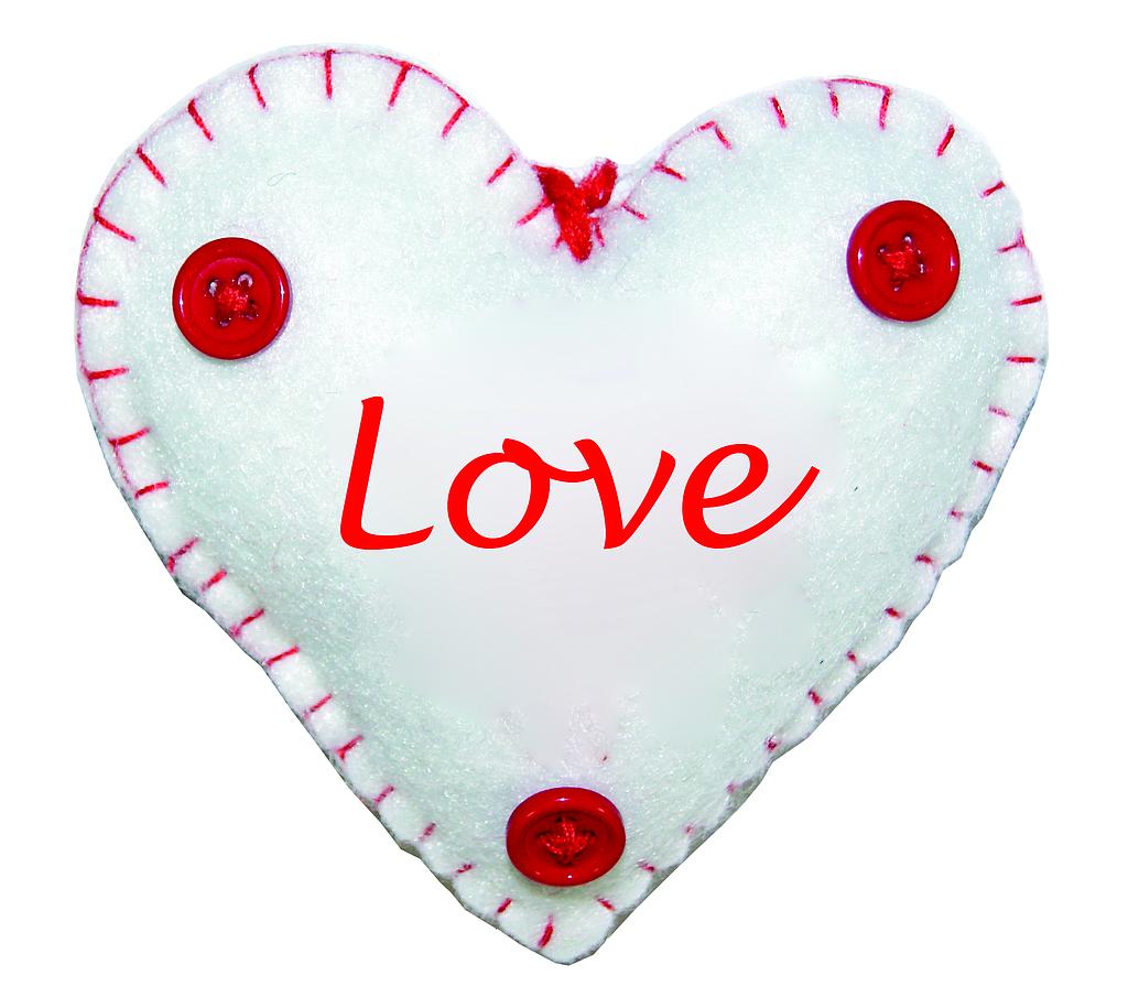 Coeur à suspendre "Love"