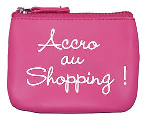 Portemonnaie "Accro au Shopping"