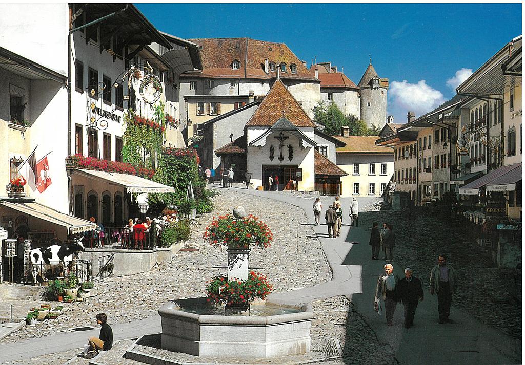 Postcards 12x17cm 40119 Gruyères