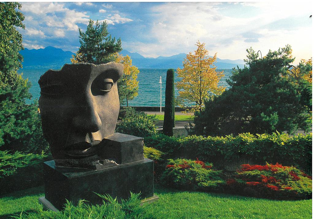 Postcards 12x17 40083 Lausanne Parc olympique