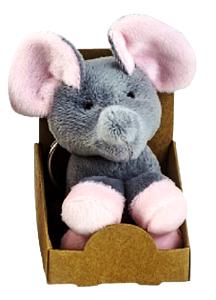 Porte-clés peluche éléphant