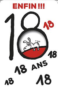 Carte Anniv. 18 ans