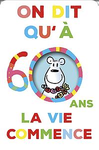 Carte Anniv. 60 ans