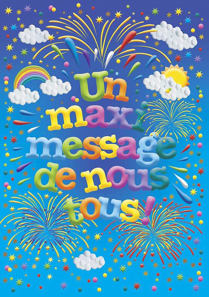 Carte A4 Anniversaire