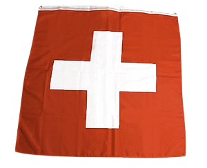 Drapeau suisse 90x90 cm