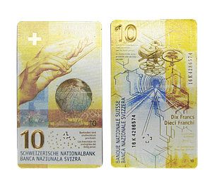 Aimant billet de 10 francs