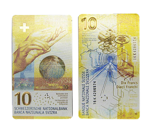 Magnet 10-Franken-Banknote