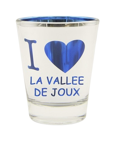 Verre à liqueur "I love la Vallée de Joux"