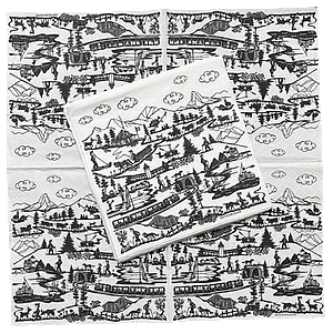 Serviettes "poya"