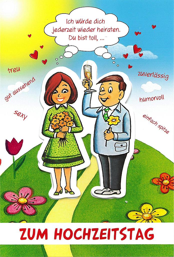Karte Hochzeitstag