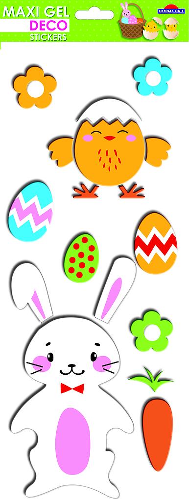 Gel stickers Pâques