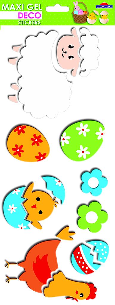 Gel stickers Pâques