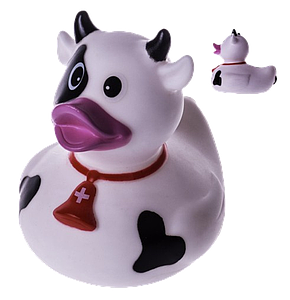 Canard de bain vache