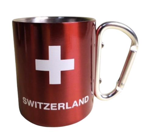 Tasse en inox "Switzerland"
